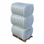 Fibra poliester hollow siliconizata conjugata, HCS 7D x 64 mm pentru fabricare umplutura perne si pilote, 3 x 300 Kg