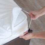 Protectie impermeabila bumbac frotir, cu elastic, 90x200 cm