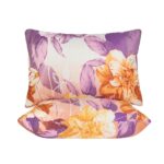 Set 2 perne Somnart microfibra Ultrasleep Purple Flowers Somnart 50x70 cm