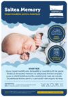 Saltea cu memorie Somnart Memory 70x140, inaltime 10 cm, pentru bebelusi si copii, husa impermeabila, fermitate medie, model rachete - imagine 4