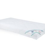 Saltea cu spuma poliuretanica Somnart HypoallergenicMed 70x140, inaltime 10 cm, ortopedica, pentru bebelusi si copii, husa detasabila, fermitate medie