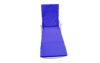 Saltea cu spuma poliuretanica Somnart 60x190, inaltime 4.5 cm, pentru ?ezlong, doua segmente, husa impermeabila, culoare bleumarin - imagine 9
