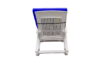 Saltea cu spuma poliuretanica Somnart 60x190, inaltime 4.5 cm, pentru ?ezlong, doua segmente, husa impermeabila, culoare bleumarin - imagine 11