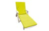 Saltea cu spuma poliuretanica Somnart 60x190, inaltime 4.5 cm, pentru ?ezlong, doua segmente, husa impermeabila, culoare bleumarin - imagine 13