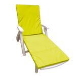 Saltea cu spuma poliuretanica Somnart 60x190, inaltime 4.5 cm, pentru ?ezlong, doua segmente, husa impermeabila, culoare galben