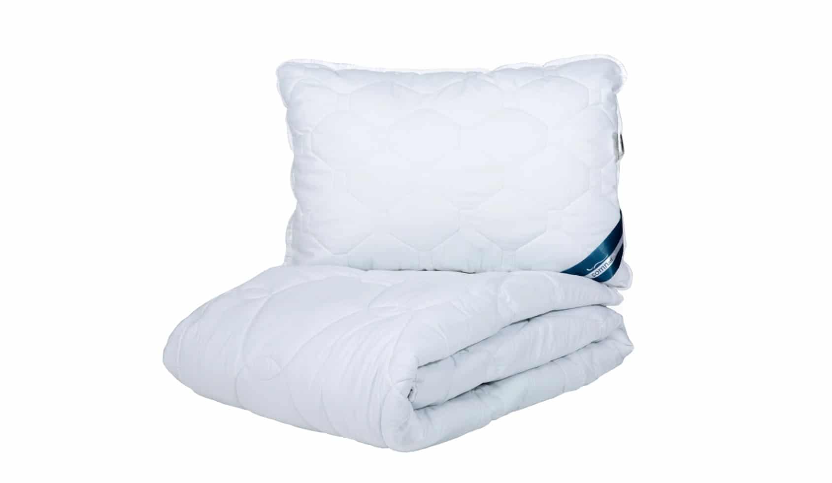 ser-superior-plus-somnart-150x200-1.jpg Set pilota de iarna Superior Plus Somnart pilota groasa 150x200 cm + 1 perna 50x70 cm, bumbac - imagine 1