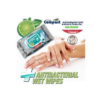 Servetele Umede Antibacteriene ?? pentru Maini, Dezinfectante, Ultra Compact, 40 buc/set, fara Alcool sau Parabeni, Lime ? - imagine 2