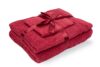Set prosoape bumbac Somnart, 600gsm, de fata 50x90 cm + de corp 70x140 + de maini 30x50 cm - bordeaux - imagine 3