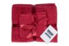 Set prosoape bumbac Somnart, 600gsm, de fata 50x90 cm + de corp 70x140 + de maini 30x50 cm - bordeaux - imagine 2