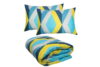 Set pilota primavara/vara si 2 perne Viseo Diamond SomnART, microfibra, 150 g/mp, 180x200 cm + 50x70 cm