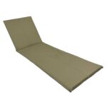 Saltea cu spuma poliuretanica Somnart 60x185, inaltime 4 cm, pentru ?ezlong, doua segmente, husa impermeabila, culoare bej