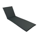 Saltea cu spuma poliuretanica Somnart 60x185, inaltime 4 cm, pentru ?ezlong, doua segmente, husa impermeabila, culoare gri