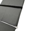 Saltea cu spuma poliuretanica Somnart 60x185, inaltime 4 cm, pentru ?ezlong, doua segmente, husa impermeabila, culoare gri - imagine 2