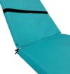 Saltea cu spuma poliuretanica Somnart 60x185, inaltime 4 cm, pentru ?ezlong, doua segmente, husa impermeabila, culoare turcoaz - imagine 2